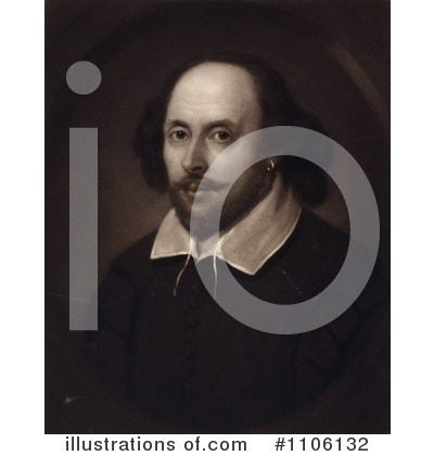 Royalty-Free (RF) Shakespeare Clipart Illustration by JVPD - Stock Sample #1106132