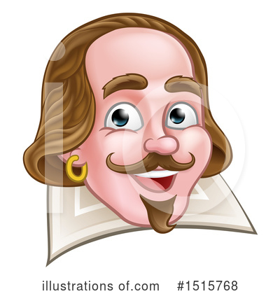 Royalty-Free (RF) Shakespeare Clipart Illustration by AtStockIllustration - Stock Sample #1515768