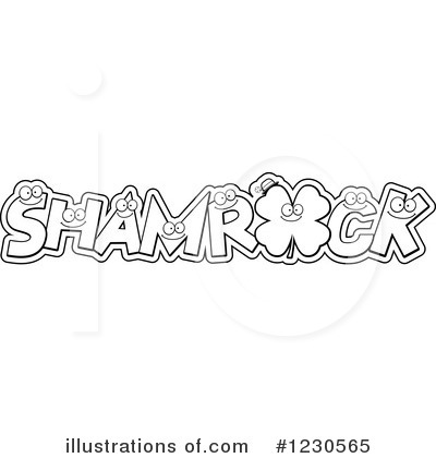 Royalty-Free (RF) Shamrock Clipart Illustration by Cory Thoman - Stock Sample #1230565