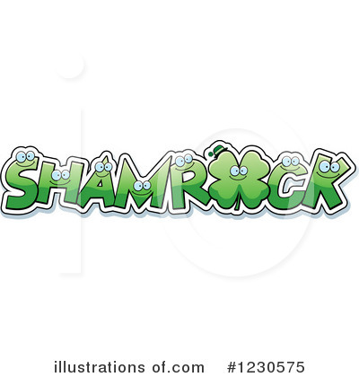 Royalty-Free (RF) Shamrock Clipart Illustration by Cory Thoman - Stock Sample #1230575