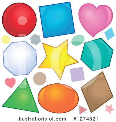 Royalty-Free (RF) Shapes Clipart Illustration by visekart - Stock Sample #1274521