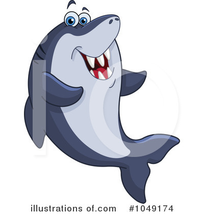 Royalty-Free (RF) Shark Clipart Illustration by yayayoyo - Stock Sample #1049174