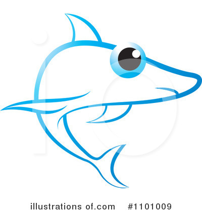 Royalty-Free (RF) Shark Clipart Illustration by Lal Perera - Stock Sample #1101009