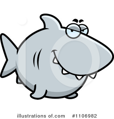 Royalty-Free (RF) Shark Clipart Illustration by Cory Thoman - Stock Sample #1106982