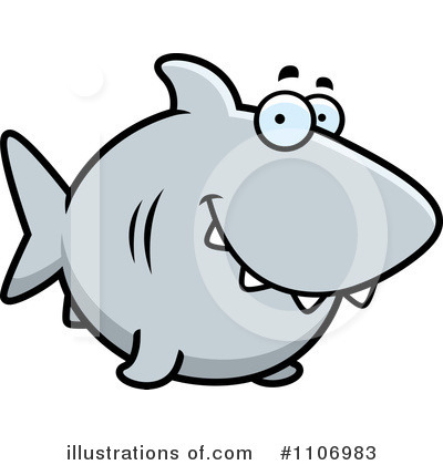 Royalty-Free (RF) Shark Clipart Illustration by Cory Thoman - Stock Sample #1106983
