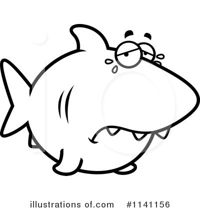 Royalty-Free (RF) Shark Clipart Illustration by Cory Thoman - Stock Sample #1141156