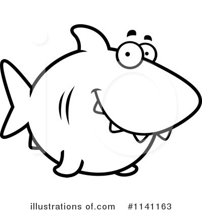 Royalty-Free (RF) Shark Clipart Illustration by Cory Thoman - Stock Sample #1141163