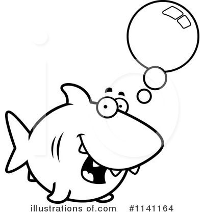 Royalty-Free (RF) Shark Clipart Illustration by Cory Thoman - Stock Sample #1141164
