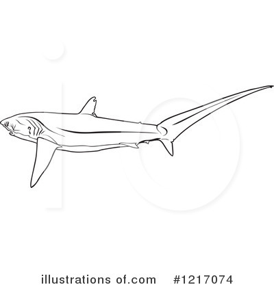 Royalty-Free (RF) Shark Clipart Illustration by dero - Stock Sample #1217074