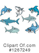Shark Clipart #1267249 by Vector Tradition SM