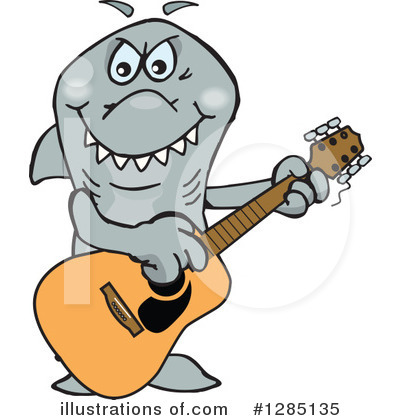 Shark Clipart #1285135 by Dennis Holmes Designs