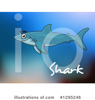 Royalty-Free (RF) Shark Clipart Illustration by Vector Tradition SM - Stock Sample #1295246