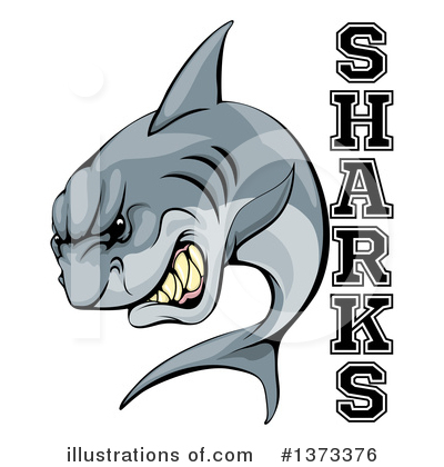 Royalty-Free (RF) Shark Clipart Illustration by AtStockIllustration - Stock Sample #1373376