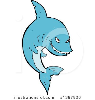 Shark Clipart #1387926 by lineartestpilot