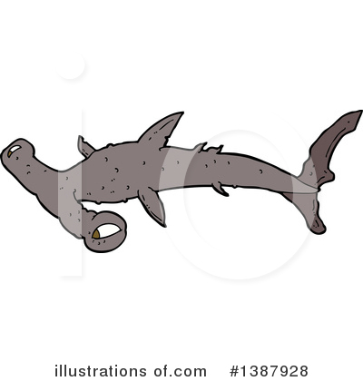 Royalty-Free (RF) Shark Clipart Illustration by lineartestpilot - Stock Sample #1387928