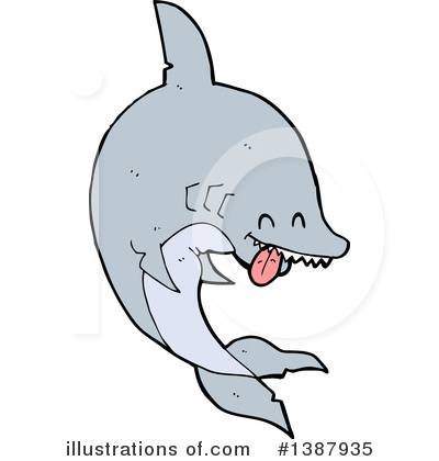 Shark Clipart #1387935 by lineartestpilot