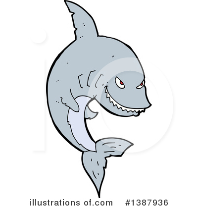 Shark Clipart #1387936 by lineartestpilot