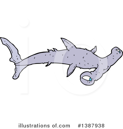 Royalty-Free (RF) Shark Clipart Illustration by lineartestpilot - Stock Sample #1387938