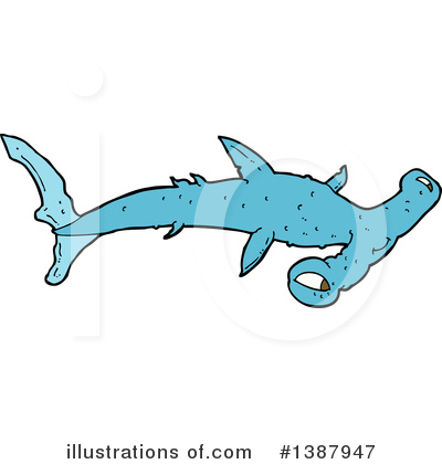 Royalty-Free (RF) Shark Clipart Illustration by lineartestpilot - Stock Sample #1387947