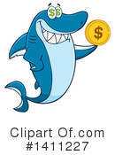 Shark Clipart #1411227 by Hit Toon