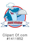 Shark Clipart #1411852 by Hit Toon