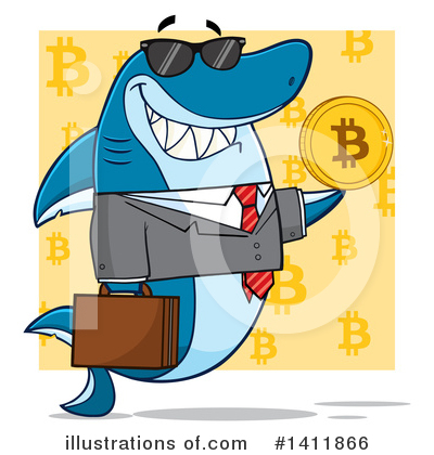 Shark Clipart #1411866 by Hit Toon