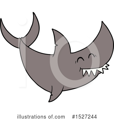 Royalty-Free (RF) Shark Clipart Illustration by lineartestpilot - Stock Sample #1527244