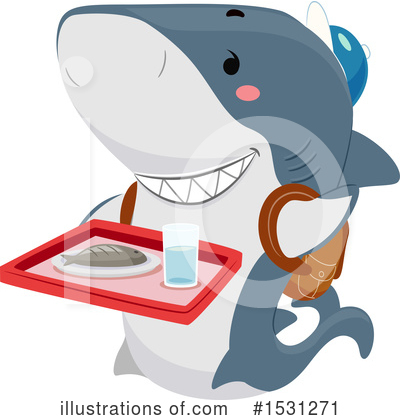 Shark Clipart #1531271 by BNP Design Studio