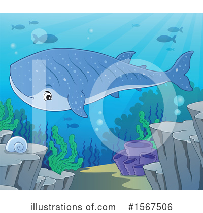 Royalty-Free (RF) Shark Clipart Illustration by visekart - Stock Sample #1567506