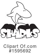 Shark Clipart #1595692 by Johnny Sajem