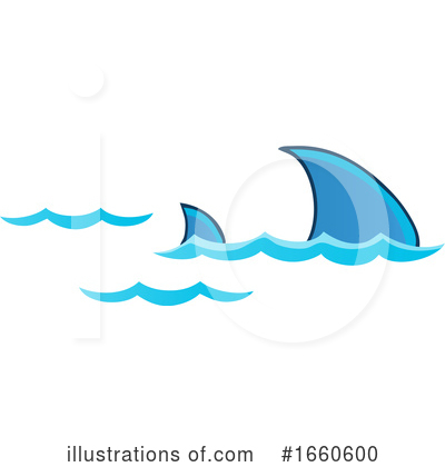Royalty-Free (RF) Shark Clipart Illustration by visekart - Stock Sample #1660600