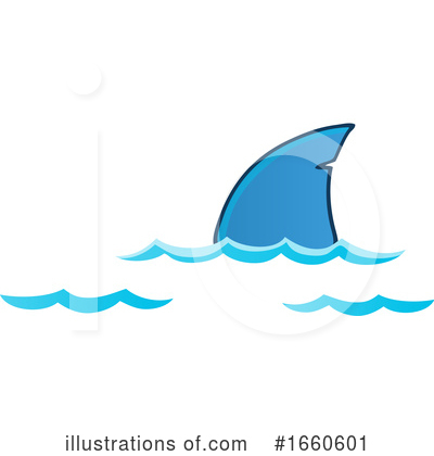 Royalty-Free (RF) Shark Clipart Illustration by visekart - Stock Sample #1660601