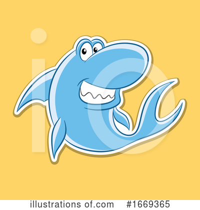 Royalty-Free (RF) Shark Clipart Illustration by cidepix - Stock Sample #1669365