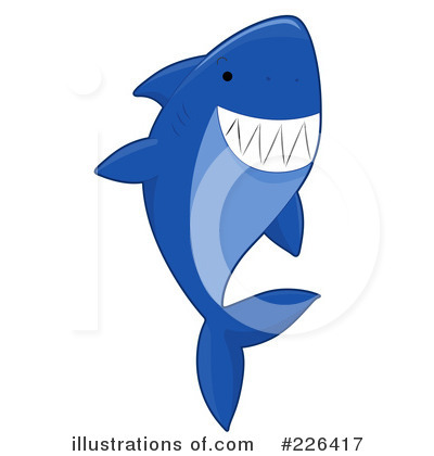 Royalty-Free (RF) Shark Clipart Illustration by BNP Design Studio - Stock Sample #226417