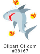 Shark Clipart #38167 by Alex Bannykh