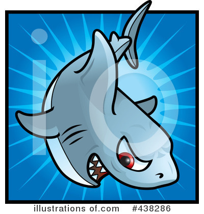 Royalty-Free (RF) Shark Clipart Illustration by Cory Thoman - Stock Sample #438286