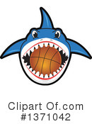 Shark Mascot Clipart #1371042 by Mascot Junction