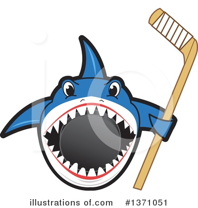Royalty-Free (RF) Shark Mascot Clipart Illustration by Mascot Junction - Stock Sample #1371051