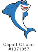 Shark Mascot Clipart #1371057 by Mascot Junction