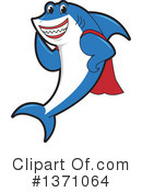 Shark Mascot Clipart #1371064 by Mascot Junction