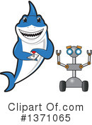Shark Mascot Clipart #1371065 by Mascot Junction