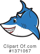 Shark Mascot Clipart #1371067 by Mascot Junction