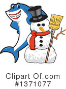 Shark Mascot Clipart #1371077 by Mascot Junction
