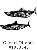 Sharks Clipart #1063645 by Vector Tradition SM