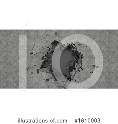 Royalty-Free (RF) Shatter Clipart Illustration by KJ Pargeter - Stock Sample #1610003