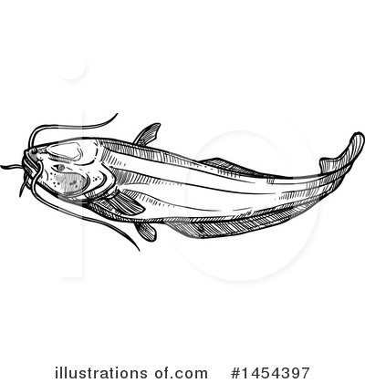Royalty-Free (RF) Sheatfish Clipart Illustration by Vector Tradition SM - Stock Sample #1454397