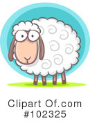 Sheep Clipart #102325 by Qiun
