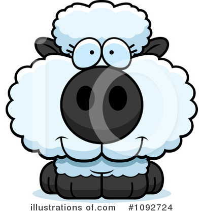 Royalty-Free (RF) Sheep Clipart Illustration by Cory Thoman - Stock Sample #1092724