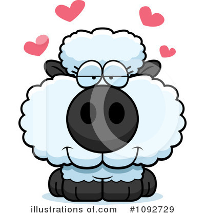 Royalty-Free (RF) Sheep Clipart Illustration by Cory Thoman - Stock Sample #1092729