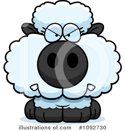 Royalty-Free (RF) Sheep Clipart Illustration by Cory Thoman - Stock Sample #1092730